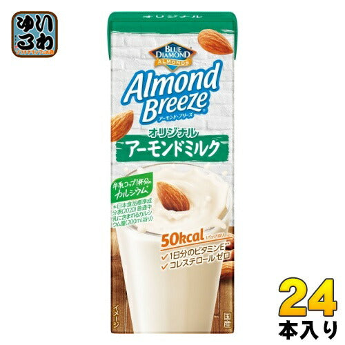ポッカサッポロ アーモンドブリーズ オリジナル 200ml 紙パック 24本入 アーモンドミルク 低糖質 カルシウム