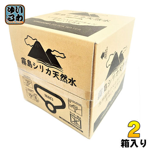 霧島シリカ水源 霧島シリカ天然水 12L バッグインボックス 2箱 （まとめ買い)