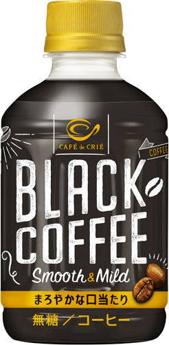 ポッカサッポロ カフェ ド クリエ ブラック コーヒー スムース & マイルド 270ml ペットボトル 48本 (24本入×2 まとめ買い) 〔コーヒー〕
