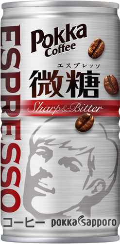 ポッカサッポロ ポッカコーヒー エスプレッソ 微糖 185g 缶 30本入
