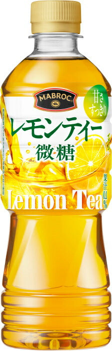 ポッカサッポロ マブロック レモンティー 微糖 525ml ペットボトル 48本入 (24本入×2 まとめ買い) 紅茶飲料 フルーツティー 低カロリー