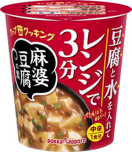 ポッカサッポロ カップdeクッキング 麻婆豆腐の素 24個 (6個入×4 まとめ買い)