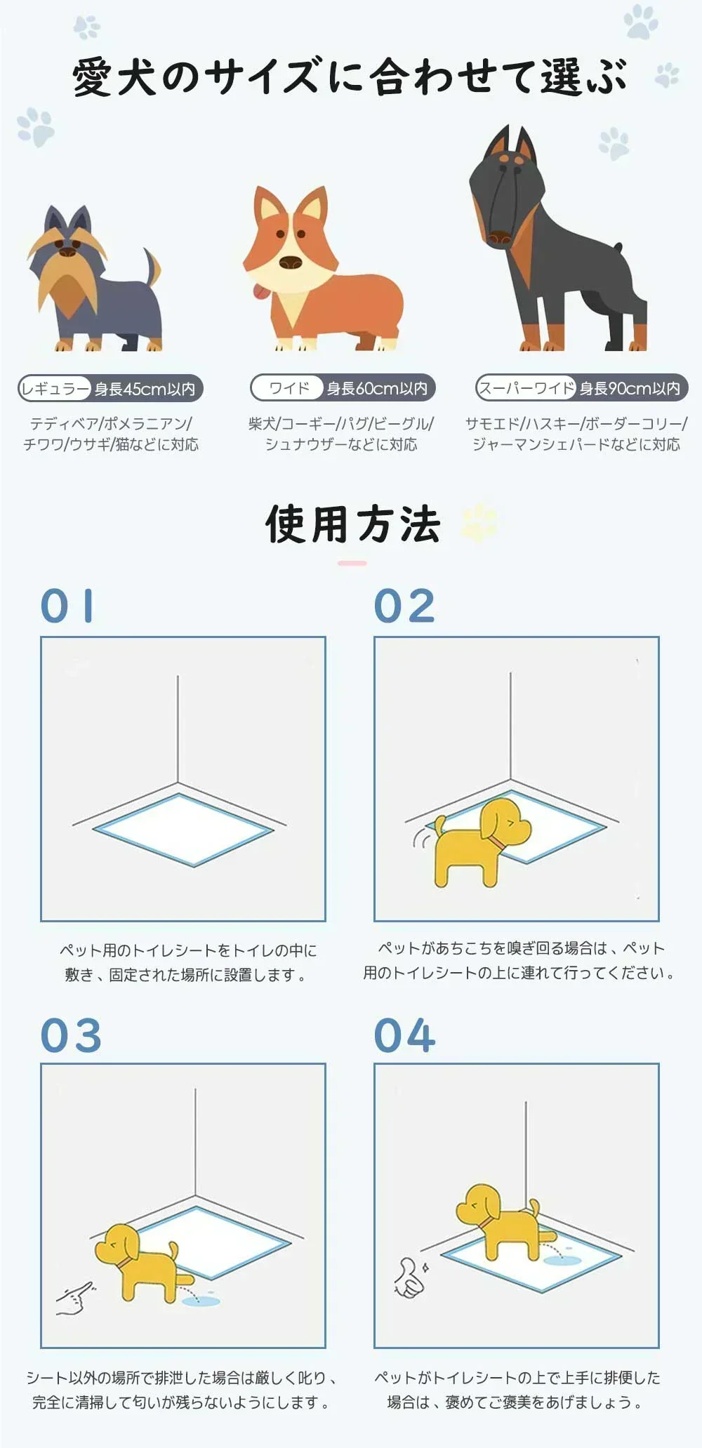 【大容量でコスパ抜群！】＼ 小型犬 800枚 ／ペットシーツ トイレシーツ 犬用品 ペット ペットシーツ トイレシーツ 使い捨て 大判 青色 デオシート しっかり超吸収 無香消臭タイプ レギュラー ペットシーツ ワイド ペットシート トイレシート 多頭飼い 業務用 大容量 シーツ シート 小型犬 大型犬 400枚