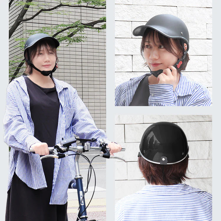 【光沢ブラック】自転車用ヘルメット ヘルメット サイクル ヘルメット 自転車 大人 自転車大人用 おしゃれ ロードバイク 通勤 通学 可愛い レディース メンズ 超軽量 男女兼用 学生 自転車ヘルメット 女性 男性 街乗り UV対策 ストラップ付 アジャスター付き