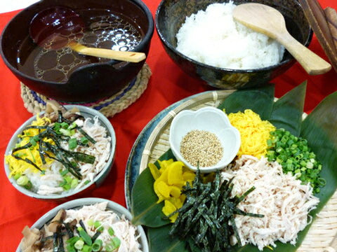 【3人シェア買いでお得】鹿児島県特産品 けいはん　鶏飯2膳前セット　5パック入り【お届け不可地域：北海道・沖縄・離島】