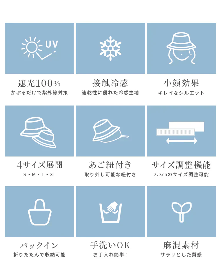 【Mサイズ】【ブラック】【レギュラータイプ】帽子 完全遮光 遮光100% UVカット レディース 大きいサイズ つば広 折りたたみ ハット 自転車 飛ばない 日よけ かぶる日傘 運動会 旅行 レジャー 買い物 ガーデニング あご紐 小顔効果