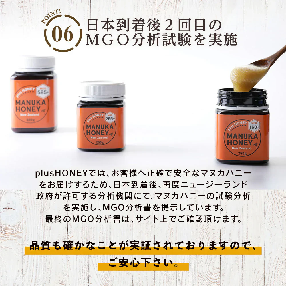《2個セット》マヌカハニーMGO215+ 250g plusHONEY マヌカ蜂蜜 ニュージーランド産 はちみつ