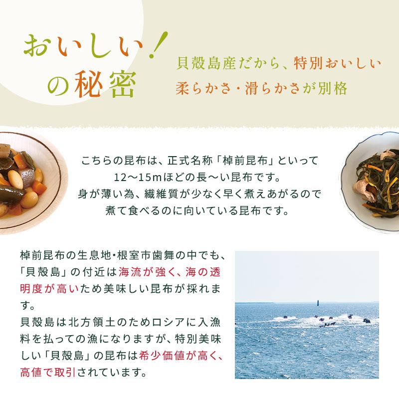 昆布 早煮昆布 200g 貝殻島棹前昆布 おでんの具 結び昆布 煮昆布 昆布巻き用昆布 26センチカット 国産100％