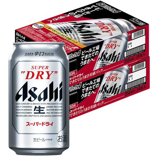 アサヒ スーパードライ 工場できたてのうまさ実感パック 350ml×2ケース/48本 鮮度パック