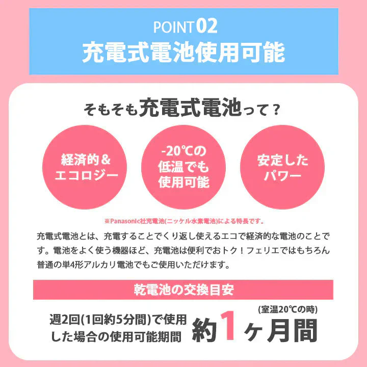 フェリエ ルージュピンク フェイス用 送料無料 フェイスシェーバー 眉毛 シェーバー パナソニック ES-WF41 ES-WF41-S ES-WF41-P ES-WF41-RP