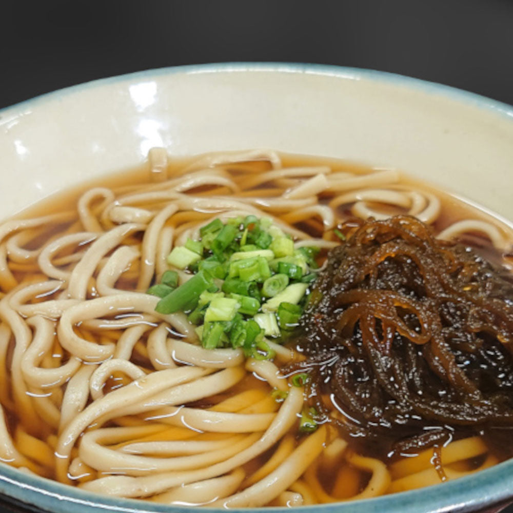【3人シェア買いでお得】琉球自然薯麺(もずく入り麺)４人前つゆ付き 【お届け日の指定不可】