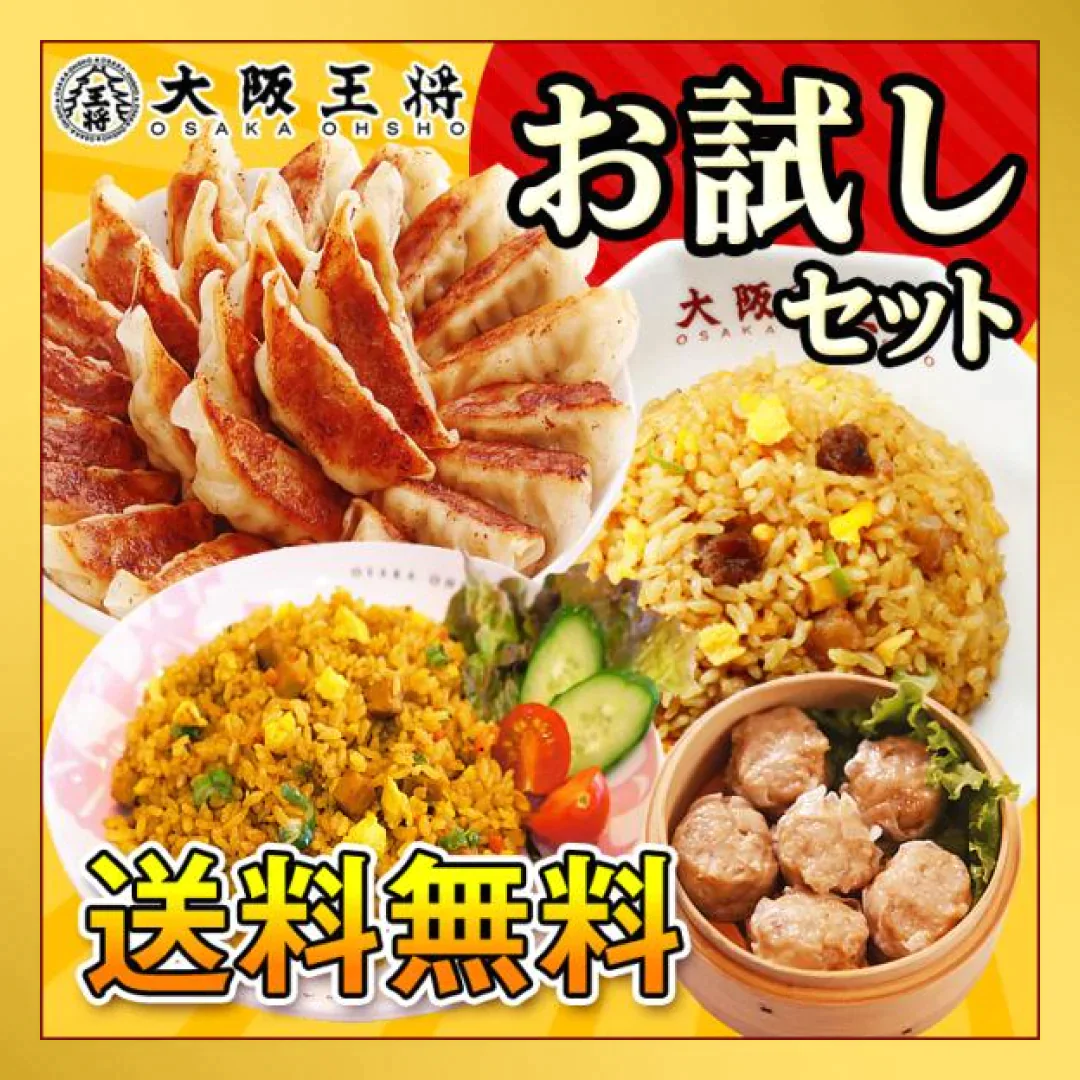 【超得ハイパーSALE】大阪王将 本格中華詰め合わせ お試しセット