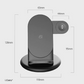 (ブラック)急速 ワイヤレス充電器 折り畳み式 iPhone 充電器 Apple Watch 6 5 4 3 2 1 対応 AirPods iPhone13 iPhone12 Pro max 12 mini iPhone SE3 XR 11 8 Galaxy 充電器 Qi アップルウォッチ エアポッズ  最小  BAT181