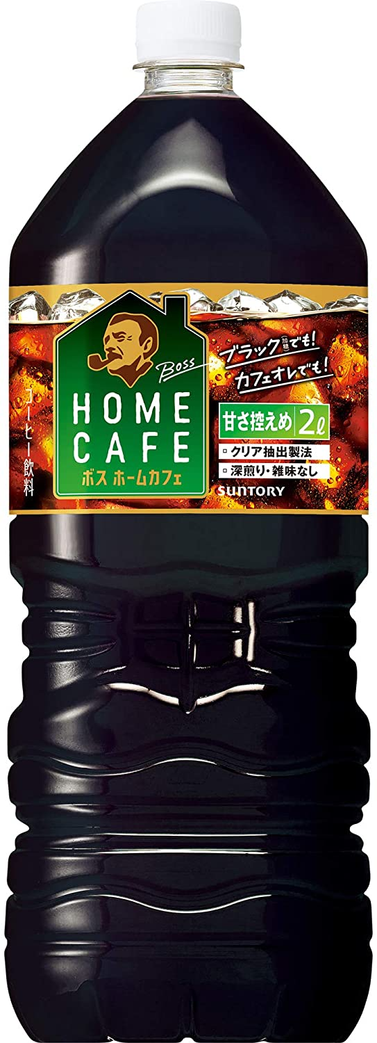 【送料無料】サントリー ボス ホームカフェ 甘さ控えめ 2000ml 2L×6本