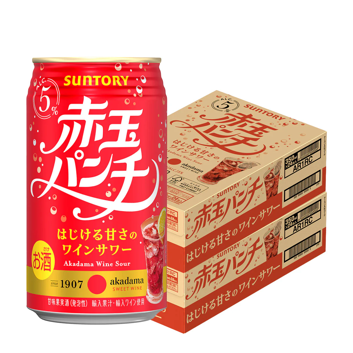 【送料無料】サントリー 赤玉パンチ 350ml×２ケース/48本【北海道・東北・四国・九州・沖縄県は必ず送料がかかります】