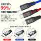 【 LED付充電ケーブル 1.2ｍ 】 iOS Micro USB Type-C 3in1 ケーブル ライトニングケーブル microusb スマホ 充電ケーブル  Android Xperia AQUOS Galaxy 充電 充電器 充電コード usbケーブル アンドロイド タイプc アイフォン 断線防止 マイクロusb lightning マルチ