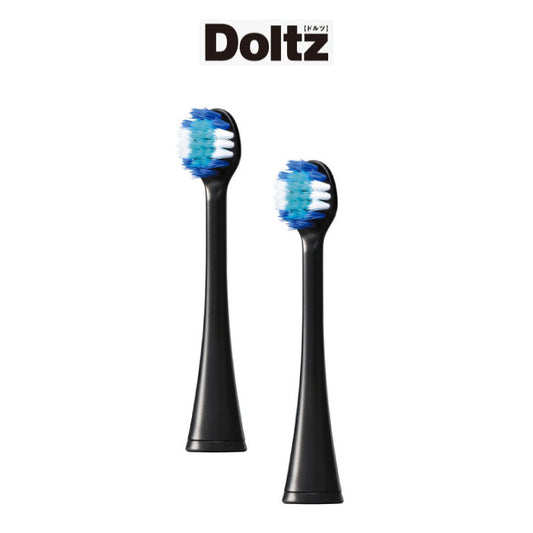 パナソニック【替えブラシ 2本：EW-0800（-K）ブラック】ドルツ Doltz 音波振動 電動 歯ブラシ用 家電