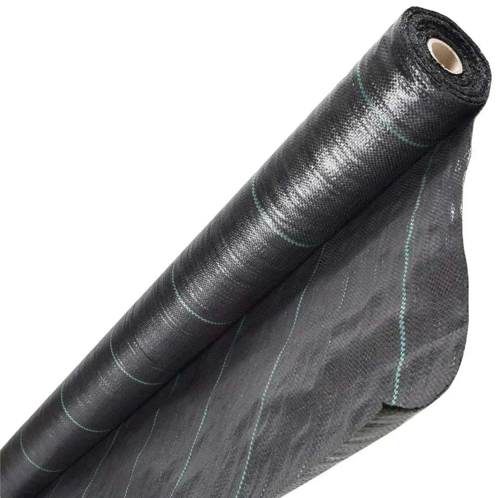 防草シート・黒　１×100ｍ 1巻【発送時期は商品説明参照】 UV剤入り 耐用年数 約3年 厚さ0.3mm 砂利下 人工芝下 カットタイプ ロールタイプ 防草シート 農用シート 草よけ 除草 雑草