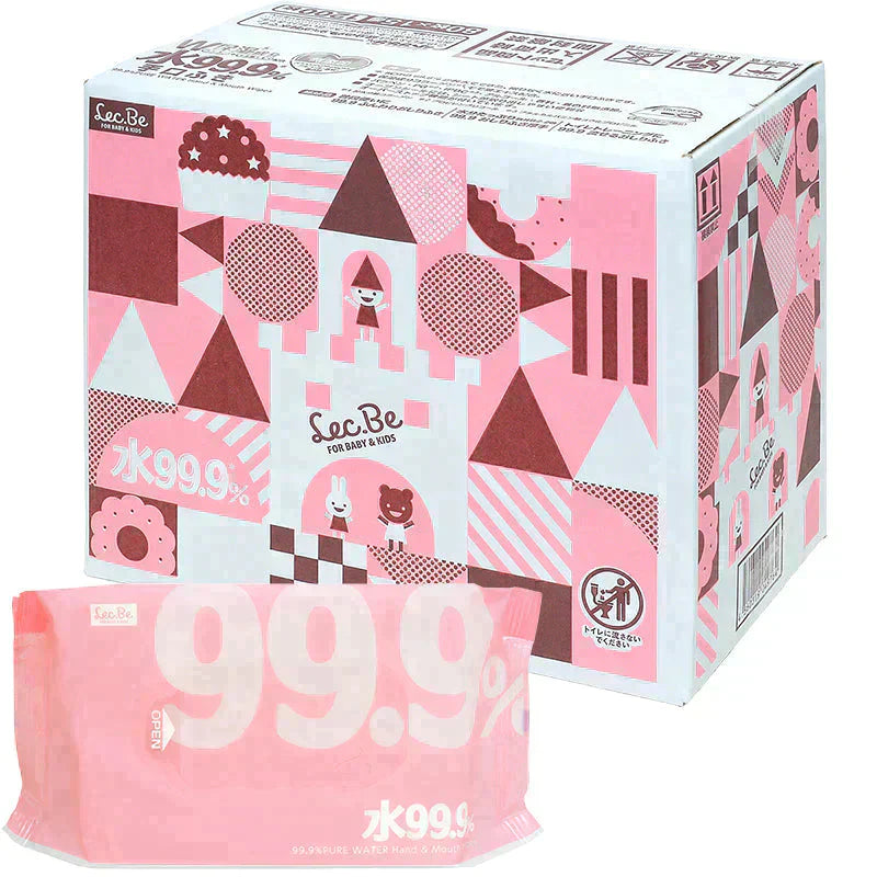 純水99.9％ ベビー用 手口ふき 80枚×15個 (1,200枚)【限りなく水に近く肌にやさしい】日本製