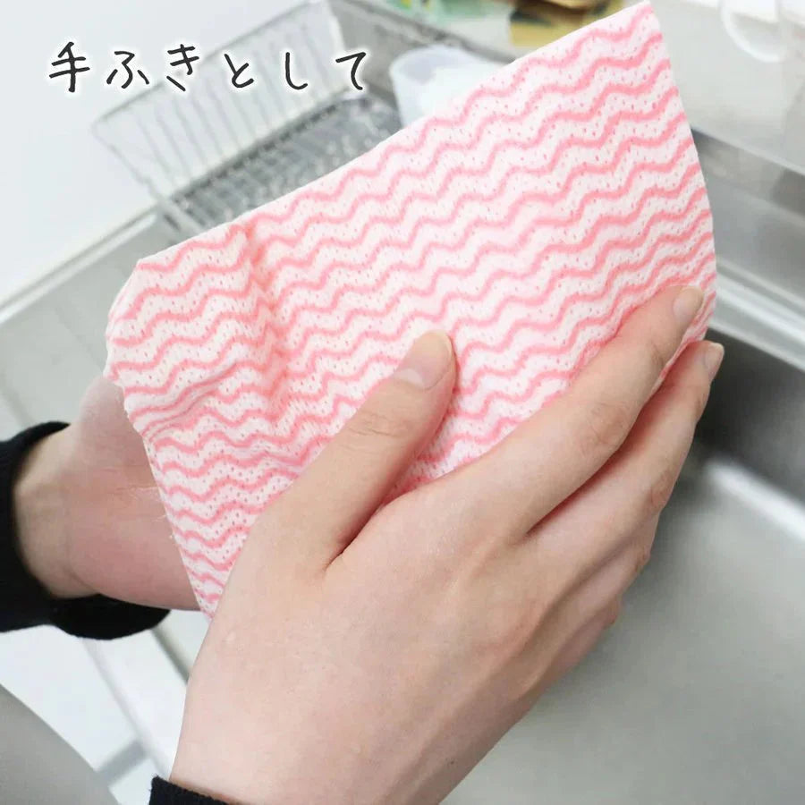 食器・テーブル用不織布ふきん　30枚入 ベーシックカラー◆ 汚れ落ちがいい 速乾 繰り返し使える 台拭き 手ふき お掃除 ご家庭 飲食店