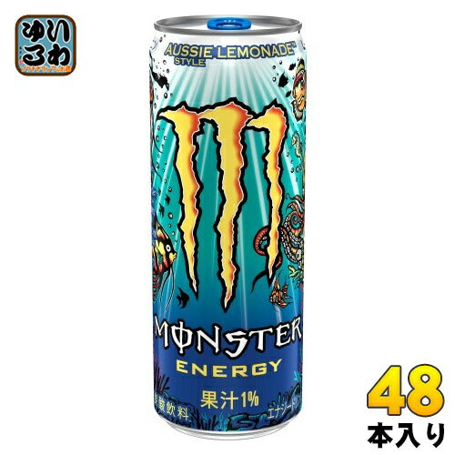 アサヒ モンスターエナジー オージースタイルレモネード 355ml 缶 48本 (24本入×2 まとめ買い) エナジードリンク 炭酸飲料
