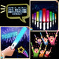 ペンライト 4本セット 15色 LED 電池式 軽量 ストラップ付き 明るい キンブレ サイリウム コンサート ライブ フェス パーティー ファンミ 推し活 オタ活 グッズ