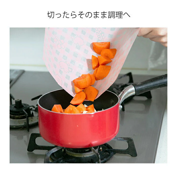 まな板シート 日本製 使い捨て 50枚セット / 汚れ防止 ニオイ移り 色移り防止 食中毒対策 雑菌対策 衛生 清潔