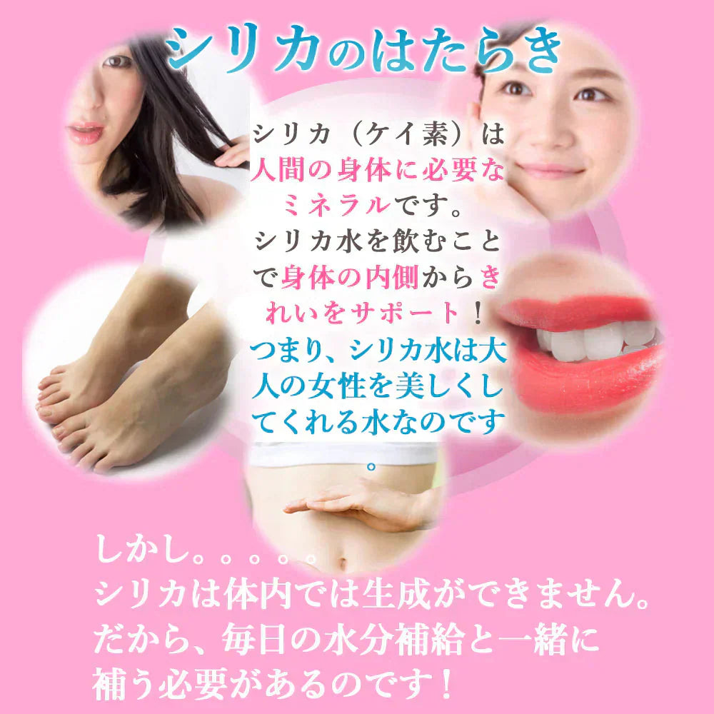 シリカ水 525ml 40本 シリカウォーター 天然水 天然シリカ ミネラルウォーター 美ウォーター ケイ素水 水 軟水 レジーナ 国産 大分県産