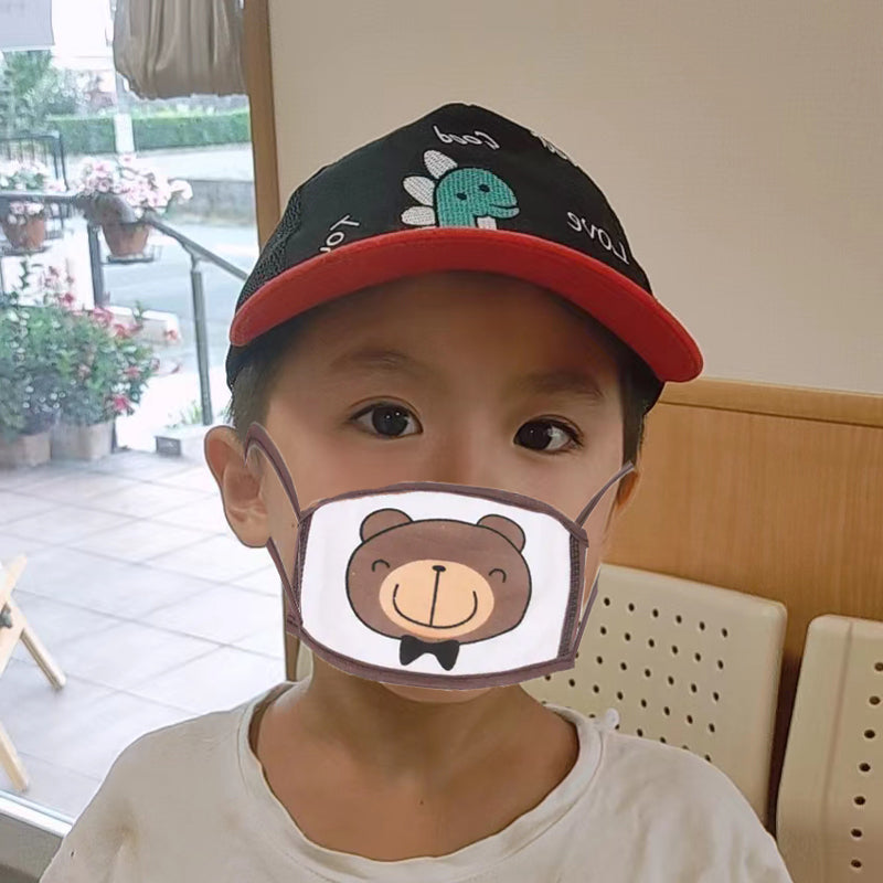 キャップ 帽子 ピンクうさぎ キッズ 子供 ハット 女の子 男の子 日よけ 安い 紫外線カット UVカット 通園 通学 メッシュ マジックテープ止め 通気 外出 スポーツ 52 54 56cm