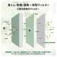 【全て日本国内発送】象印 PA-FD01-J 集じん・制菌・脱臭一体型フィルター PA-DA08 PA-WA08 PA-WB08 空気清浄機用交換フィルター 脱臭フィルター 制菌フィルター HEPAフィルター 互換 集塵 脱臭 花粉 ホコリ(型番：PA-FD01-J) (互換品/1枚入り)