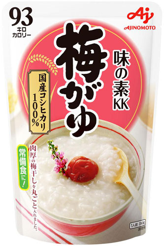 味の素KK おかゆ 梅がゆ 250g 54個 (27個入×2 まとめ買い) レトルト インスタント 非常食