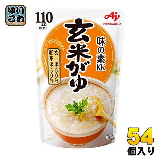 味の素KK おかゆ 玄米がゆ 250g 54個 (27個入×2 まとめ買い) 〔粥 レトルト インスタント 離乳食 非常食 買い置き ストック〕