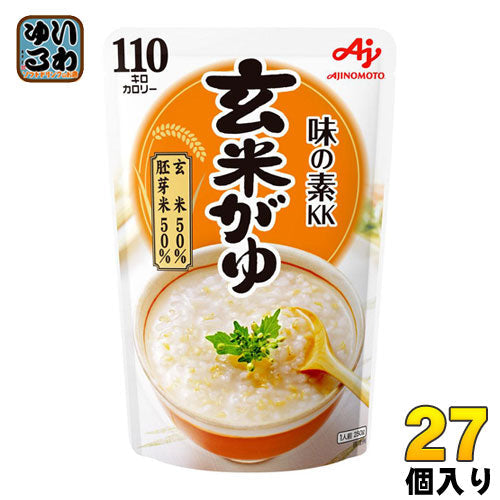 味の素KK おかゆ 玄米がゆ 250g 27個入 〔粥 レトルト インスタント 離乳食 非常食 買い置き ストック〕