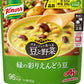 味の素 クノール ポタージュで食べる豆と野菜 えんどう豆 160g 21個 （7個入×3　まとめ買い）