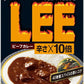 グリコ ビーフカレーLEE辛さ×10倍 180g パウチ 10個入