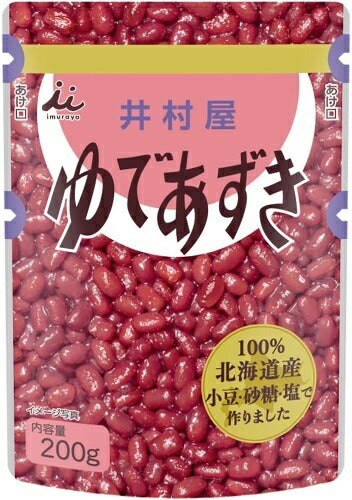 井村屋 北海道 パウチ ゆであずき 200g 20袋（10袋入×2 まとめ買い） 和菓子 デザート