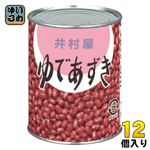 井村屋 ゆであずき 2号缶 1000g 12個入 デザート 和菓子 徳用