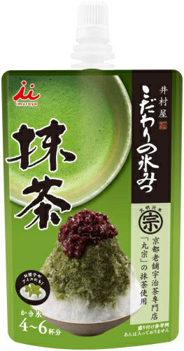 井村屋 こだわりの氷みつ 抹茶 150g 24個 (8個入×3 まとめ買い)