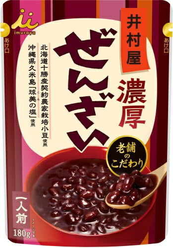 井村屋 濃厚ぜんざい 180g パウチ 30袋入 デザート ぜんざい