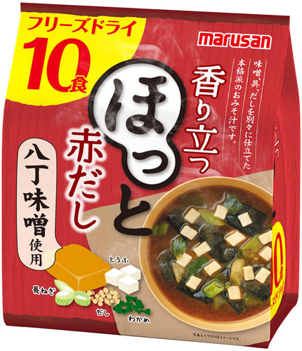 マルサンアイ 香り立つ ほっと赤だし 10食 12袋 (6袋入×2 まとめ買い)