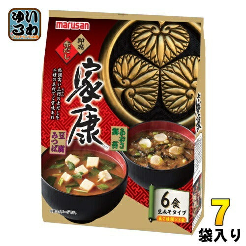 マルサンアイ 即席赤だし 家康 6食×7袋入
