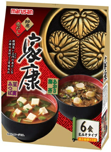 マルサンアイ 即席赤だし 家康 6食×7袋入