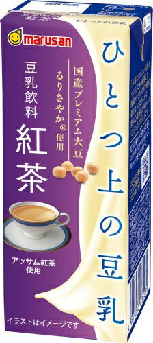 マルサンアイ ひとつ上の豆乳 豆乳飲料 紅茶 200ml 紙パック 96本 (24本入×4 まとめ買い) 豆乳飲料 イソフラボン 国産大豆