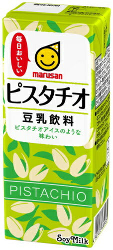 マルサンアイ 豆乳飲料 ピスタチオ 200ml 紙パック 24本入 イソフラボン