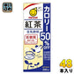 マルサンアイ 豆乳飲料 紅茶 カロリー50%オフ 200ml 紙パック 48本 (24本入×2 まとめ買い) 豆乳  ソイミルク 植物性ミルク イソフラボン 低糖質 〔豆乳飲料 カロリーオフ 紅茶フレーバー〕