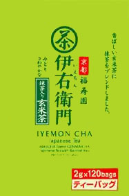 宇治の露製茶 伊右衛門 抹茶入り玄米茶 ティーバッグ 120袋×12袋入