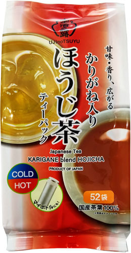 宇治の露 かりがねほうじ茶ティーパック 52バック 12袋入 焙じ茶