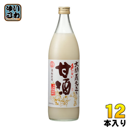 大関 おいしい甘酒 940g 瓶 12本 (6本入×2 まとめ買い) あまざけ 酒かす