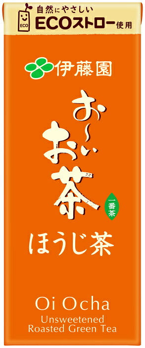 伊藤園 お～いお茶 ほうじ茶 250ml 紙パック 96本 (24本入×4 まとめ買い) おーいお茶 焙じ茶