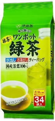 伊藤園 ワンポット緑茶 ティーバッグ 34袋×10入 〔お茶〕